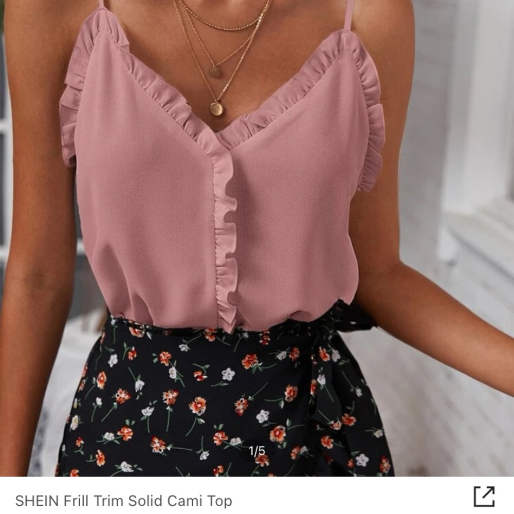 SHEIN pinch cami top